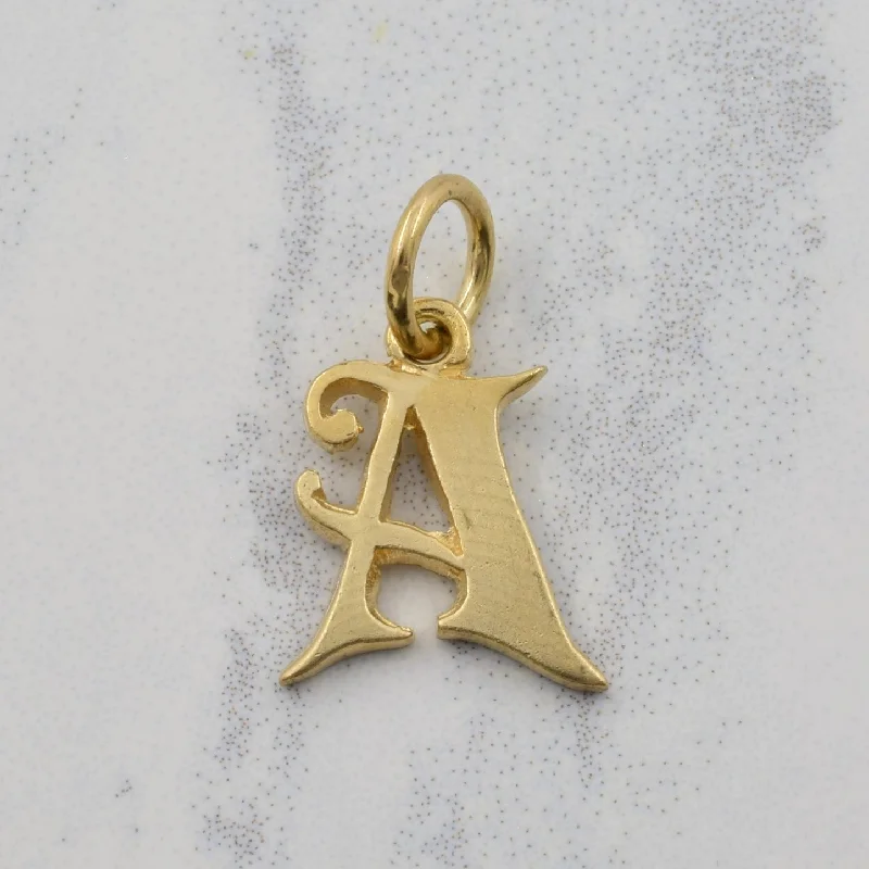 celestial star cluster earrings 10k Yellow Gold 'A' Charm |