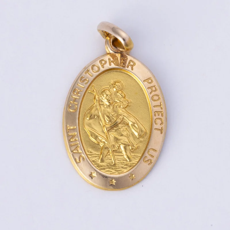 black onyx men’s signet ring 10k Yellow Gold Saint Christopher Pendant |