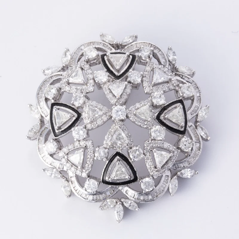 unique diamond eternity band 14k White Gold Diamonds Pendant | 8.88 ctw