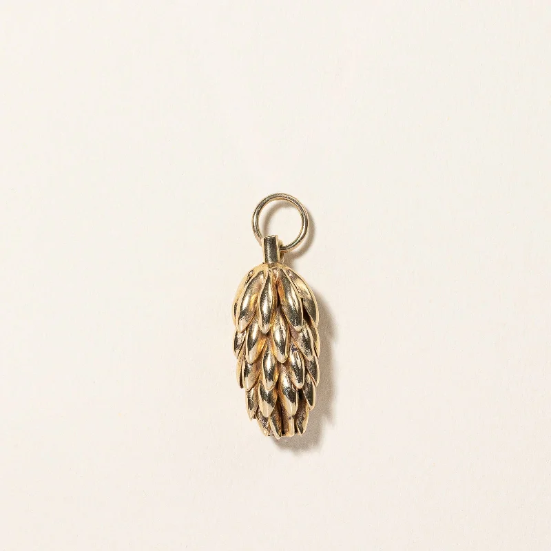 handmade raw stone engagement ring 14k Yellow Gold Charm