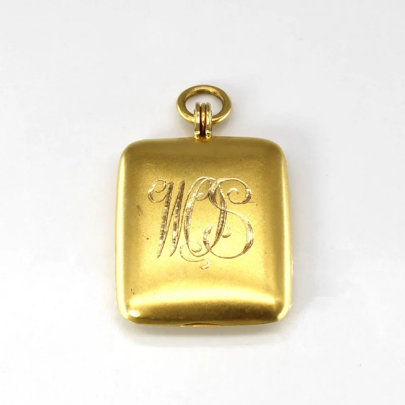 handcrafted filigree ring silver 14k Yellow Gold Signet Locket