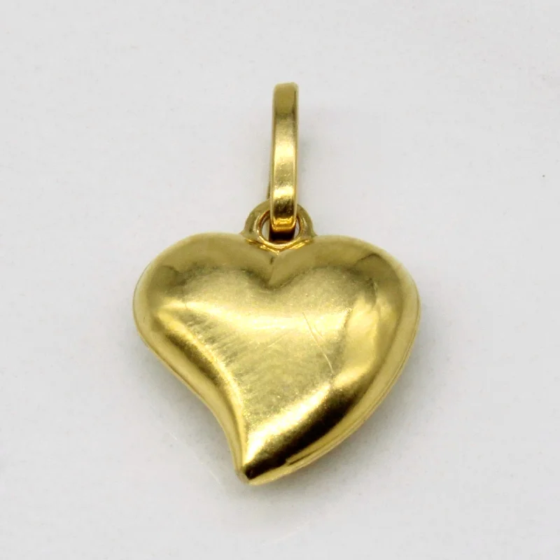 personalized silver cuff bracelet 18k Yellow Gold Heart Pendant