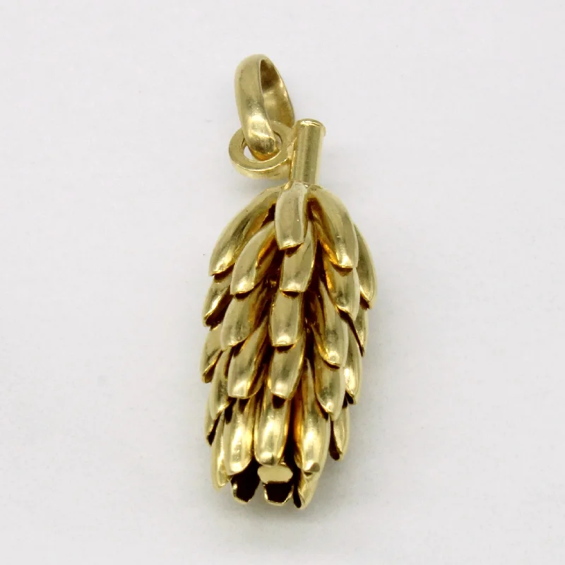 men’s sterling silver cufflinks 18k Yellow Gold Pendant