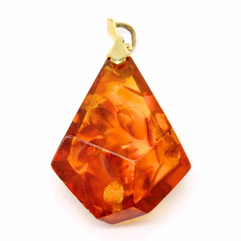 luxury emerald ring platinum Amber Drop Pendant | 25.00ct |