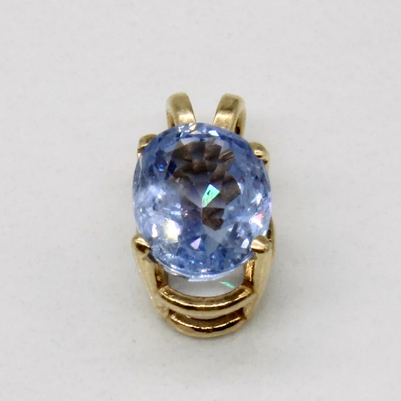 personalized couple rings Ceylon Sapphire Pendant | 1.80ct |