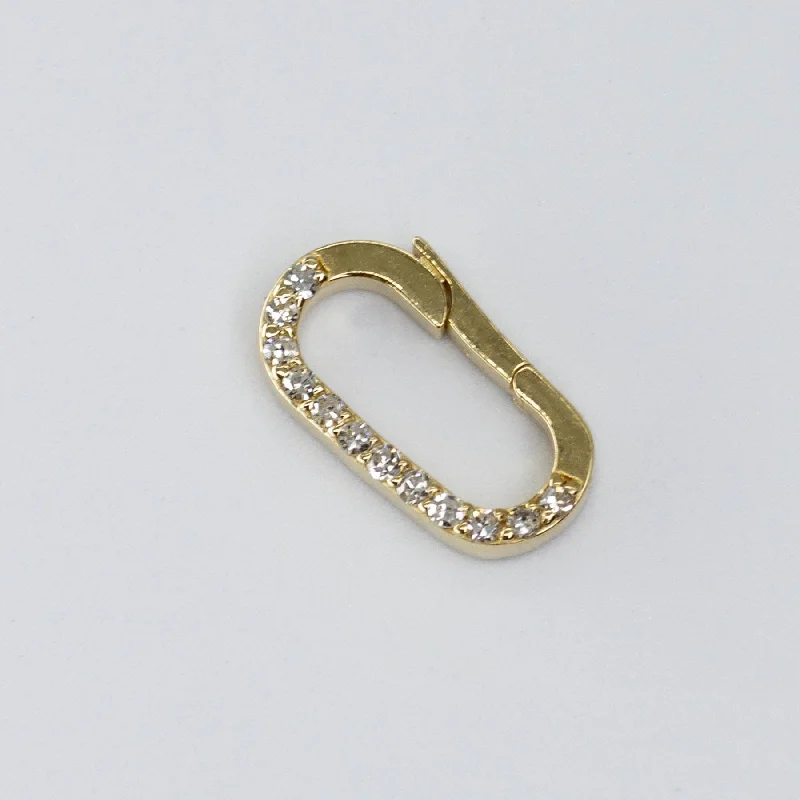 '100 Ways' Accented Diamond Charm Clasp | 0.09 ctw |