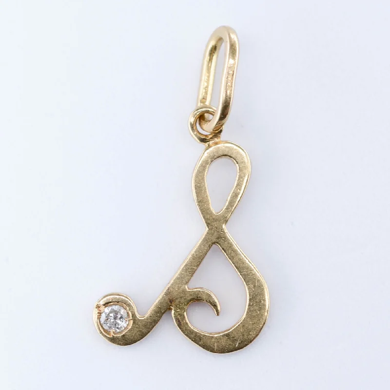 sterling silver braided ring Diamond Pendant | 0.025ct |
