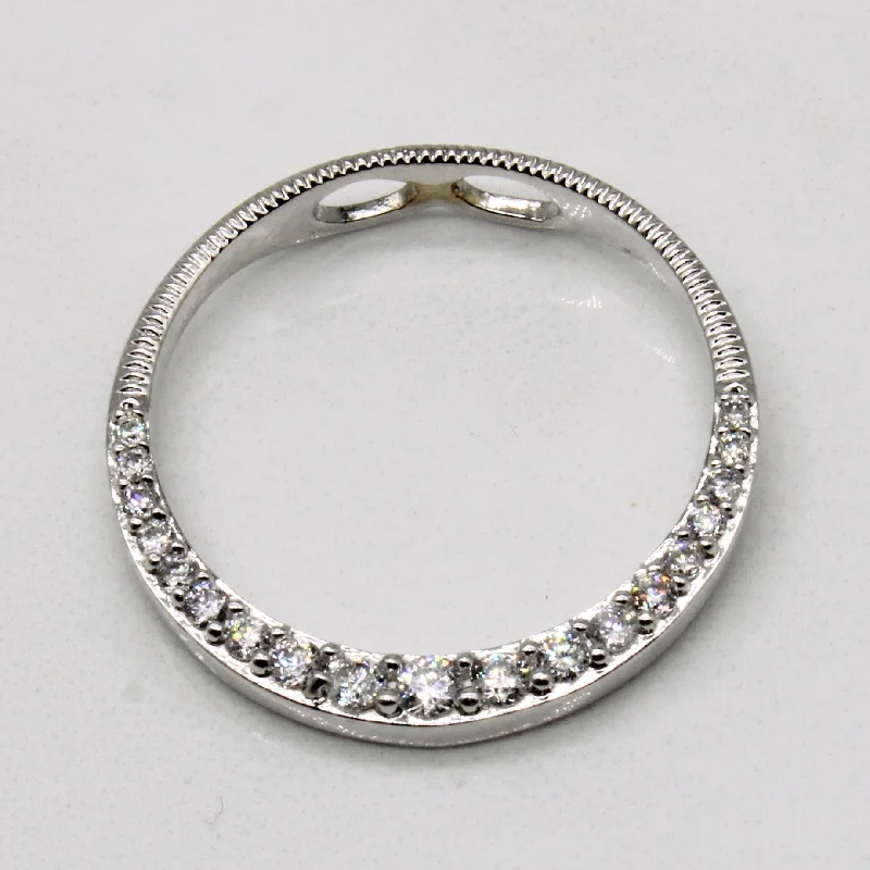 unique diamond tennis bracelet Diamond Circle Pendant | 0.18ctw |