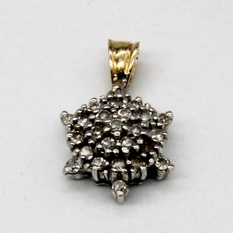 Diamond Cluster Pendant | 0.20ctw |