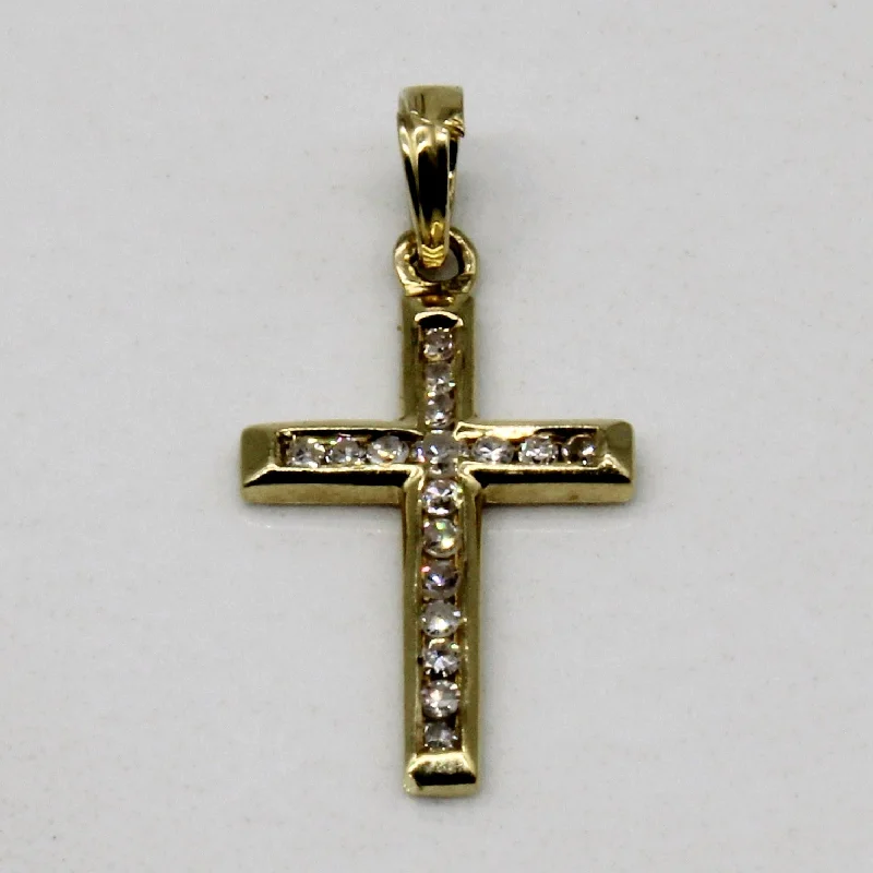 Diamond Cross Pendant | 0.09ctw |