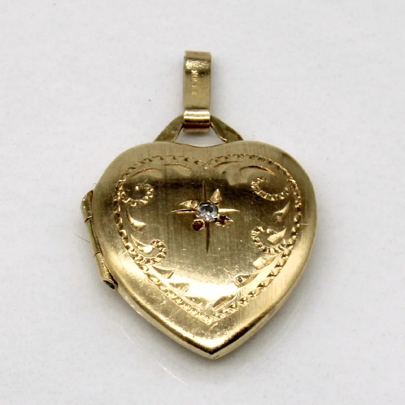 Diamond Heart Locket | 0.01ct |