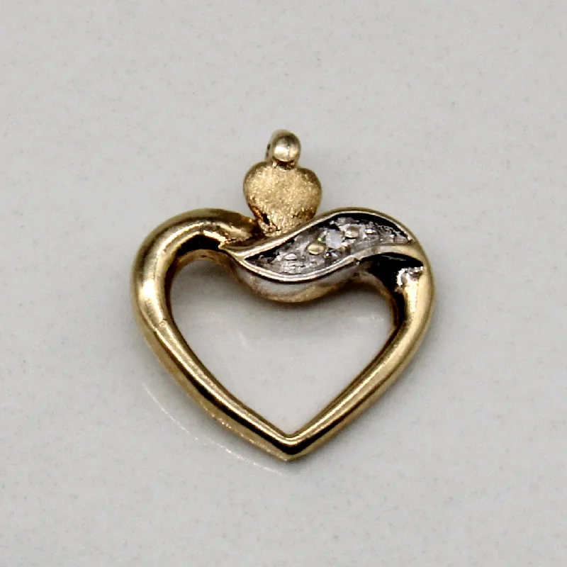 Diamond Heart Pendant | 0.01ct |