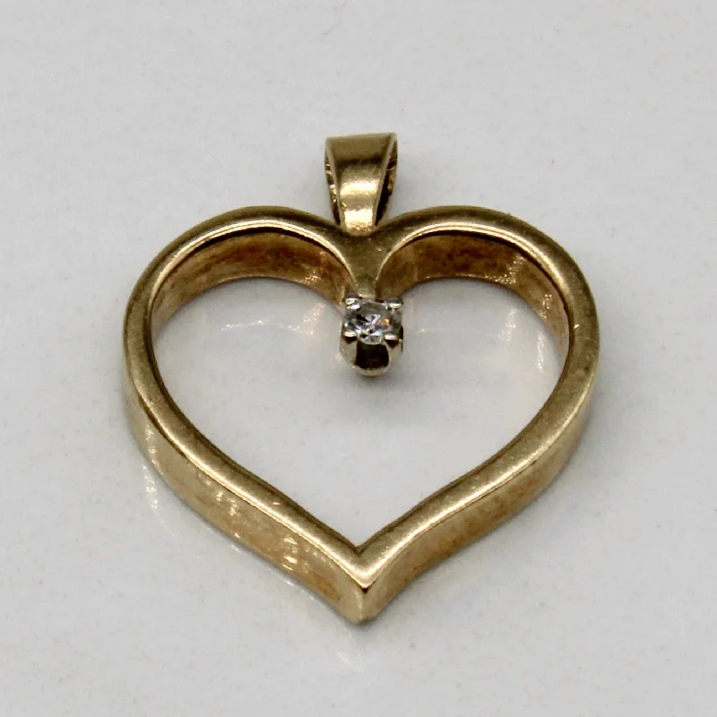 Diamond Heart Pendant | 0.02ct |