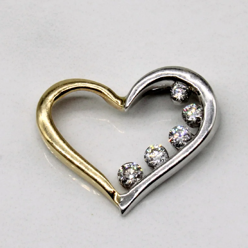 Diamond Heart Pendant | 0.21ctw |