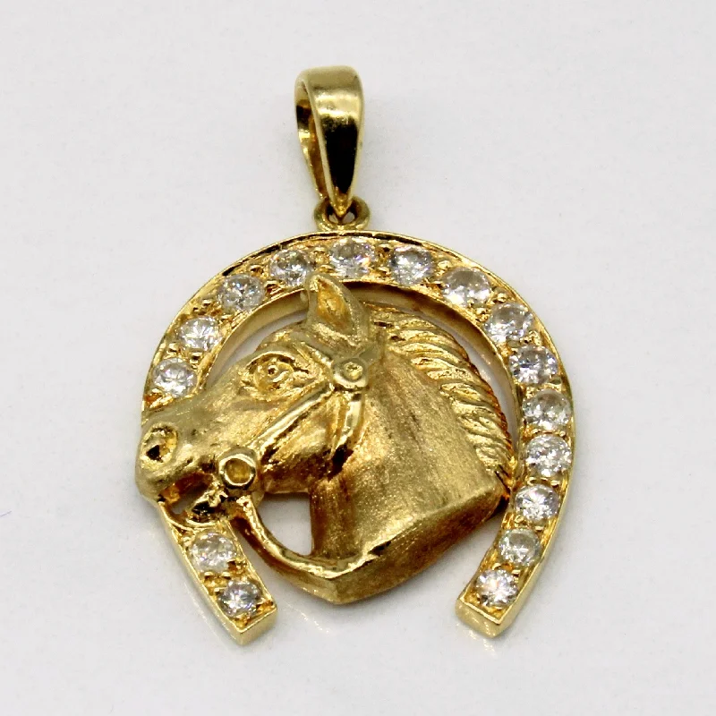 Diamond Horse Pendant | 0.50ctw |