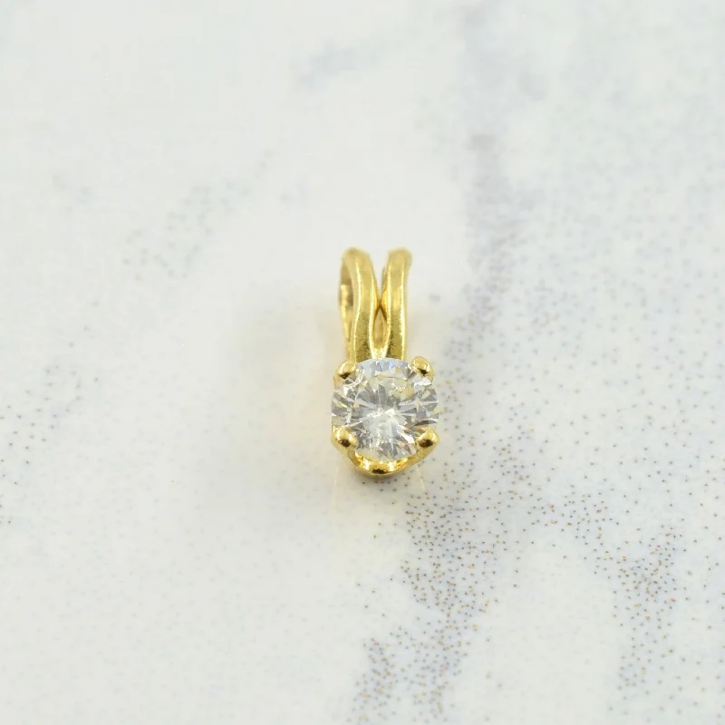 simple turquoise stud earrings Solitaire Diamond Pendant | 0.10ct |
