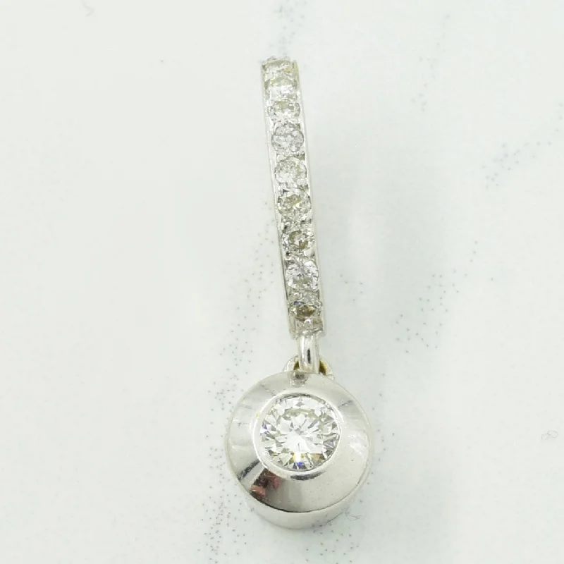 engraved pendant necklace Diamond Pendant | 0.25ctw |