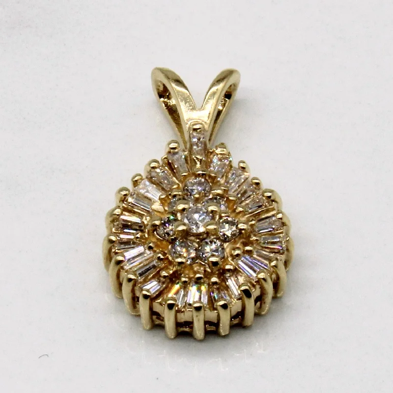 Diamond Cluster Pendant | 0.45ctw |