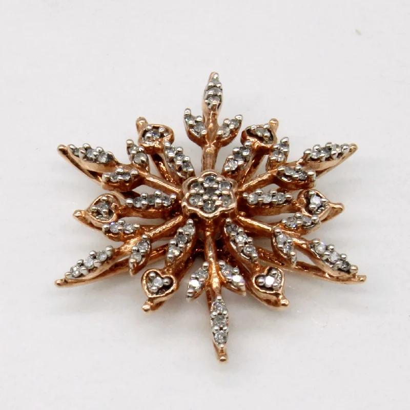 Diamond Snowflake Pendant | 0.17ctw |