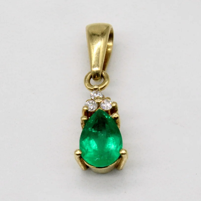statement silver feather earrings Emerald & Diamond 18k Pendant | 0.95ct, 0.06ctw | statement silver feather earrings Emerald & Diamond 18k Pendant | 0.95ct, 0.06ctw |
