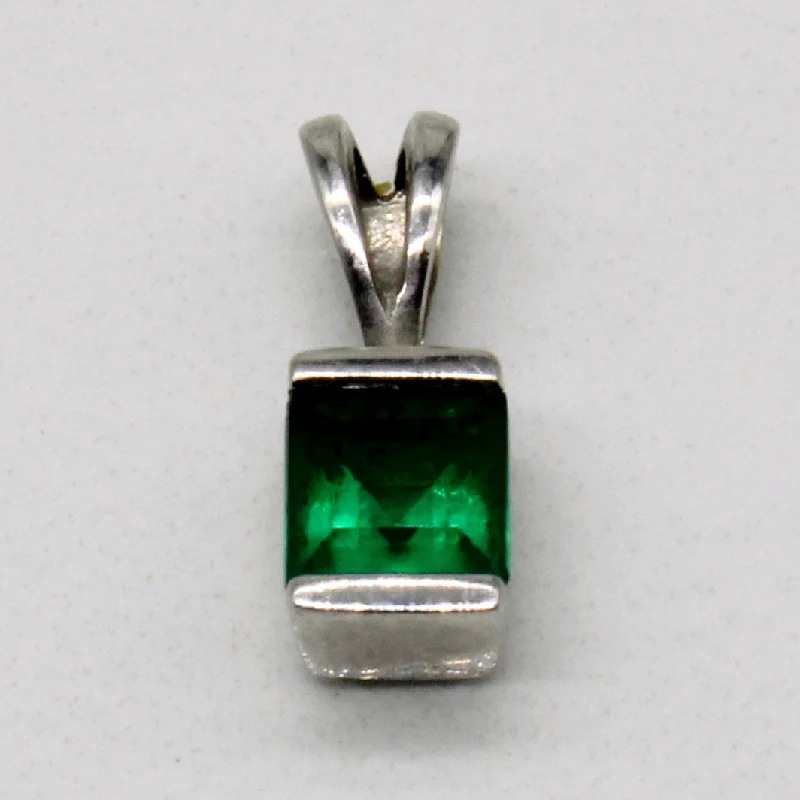 diamond tennis bracelet real Emerald 10K Pendant | 0.35ct |
