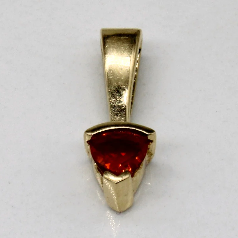 Fire Opal Pendant | 0.23ct |