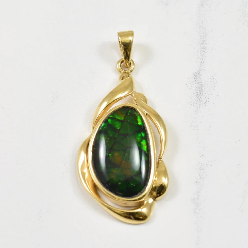 Free Form Ammolite Pendant | 3.00ct |