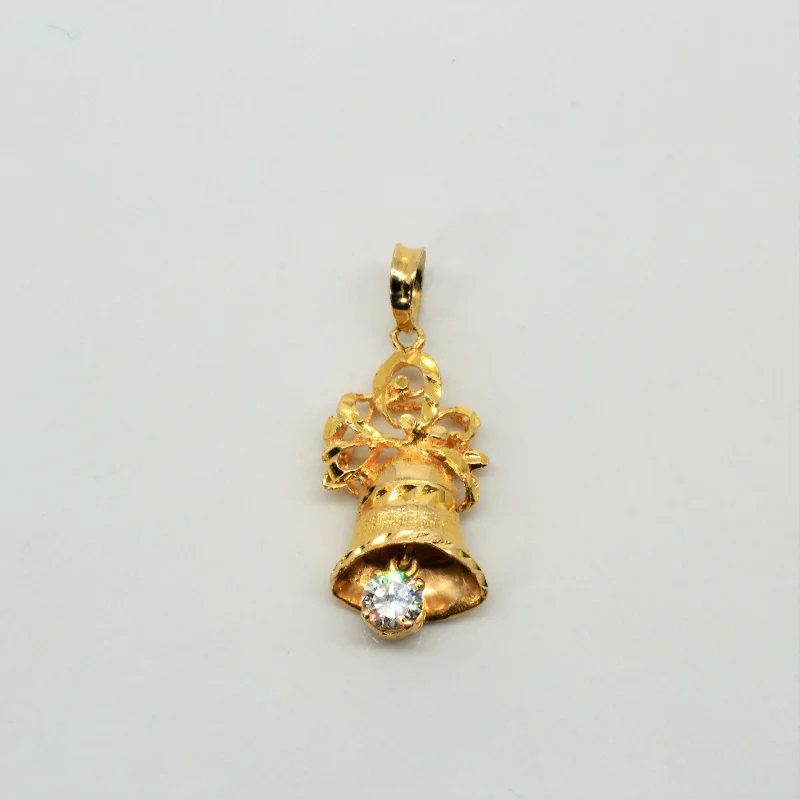 Hanging Diamond Bell Pendant | 0.35ct |