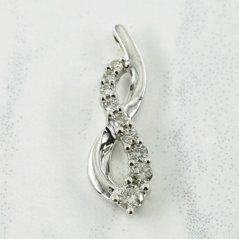 Infinity Diamond Pendant | 0.18ctw |