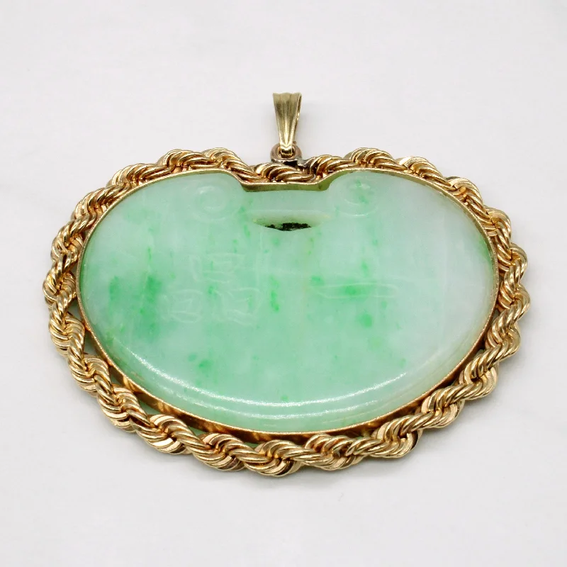sleek black titanium ring Jadeite Pendant | 105.00ct |