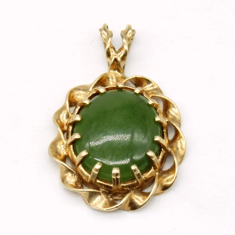 cubic zirconia tennis necklace Nephrite Jade Pendant | 2.60ct |