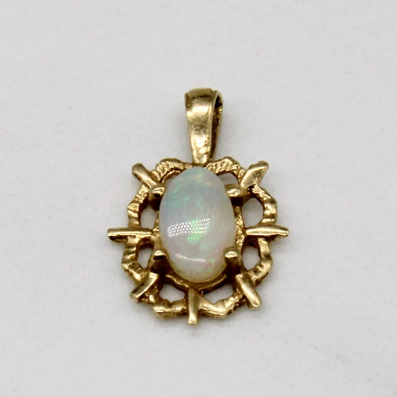 infinity necklace with birthstones Opal Pendant | 0.22ct |