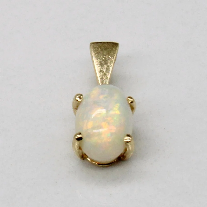 custom zodiac sign ring Opal Pendant | 0.65ct |