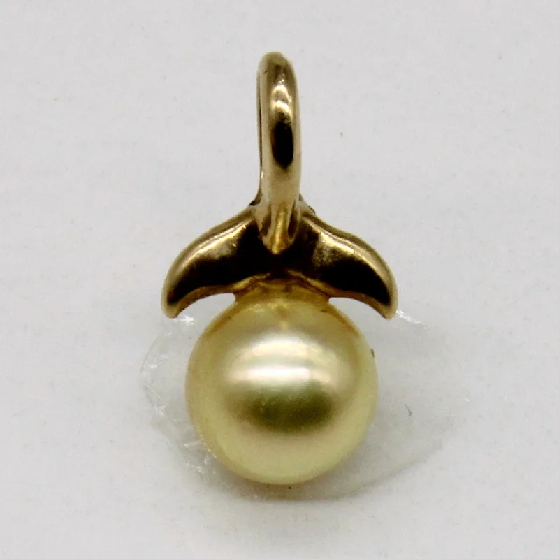 snake chain bracelet gold Pearl Fish Tail Pendant