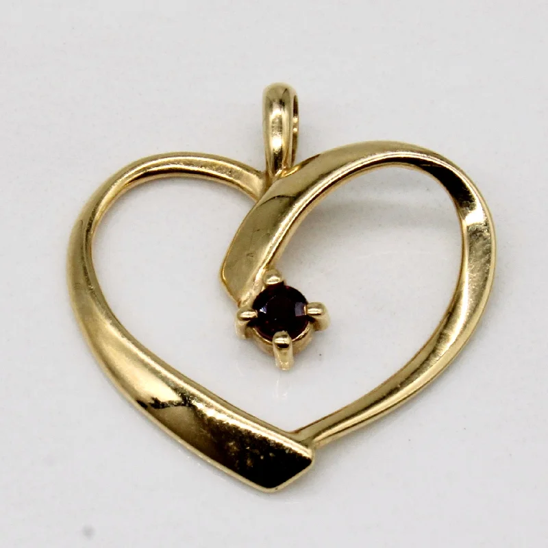 sapphire and diamond eternity ring Ruby Heart Pendant | 0.08ct |