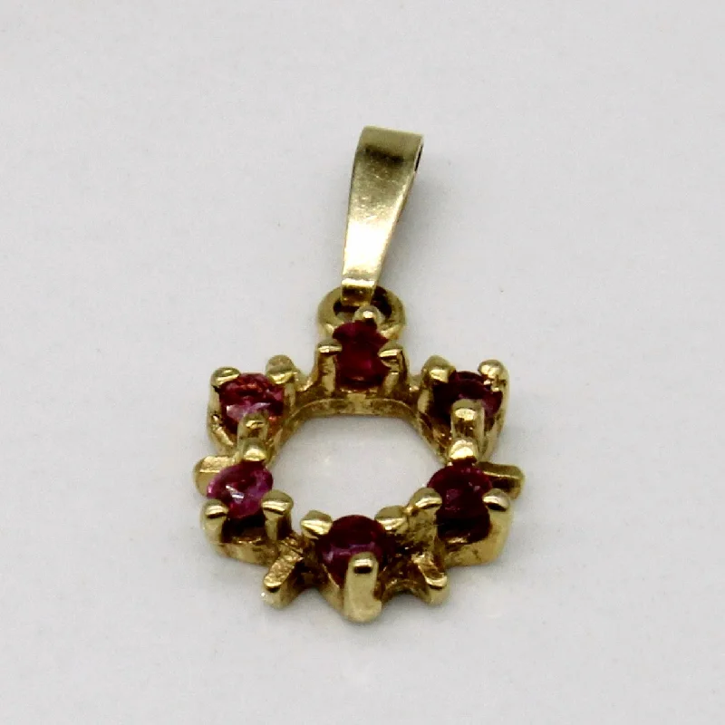 Ruby Wreath Pendant | 0.18ctw |