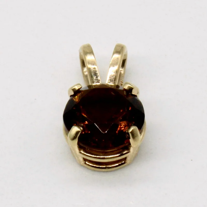 chunky statement cuff bracelet Smoky Quartz Pendant | 1.60ct |