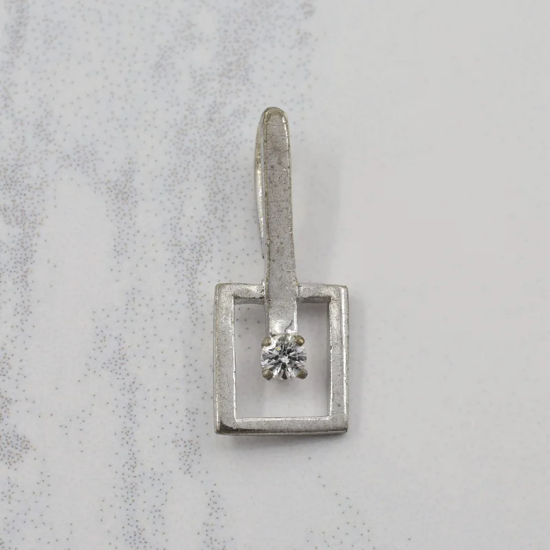 handcrafted beaded hoop earrings Solitaire Diamond Pendant | 0.05ct |