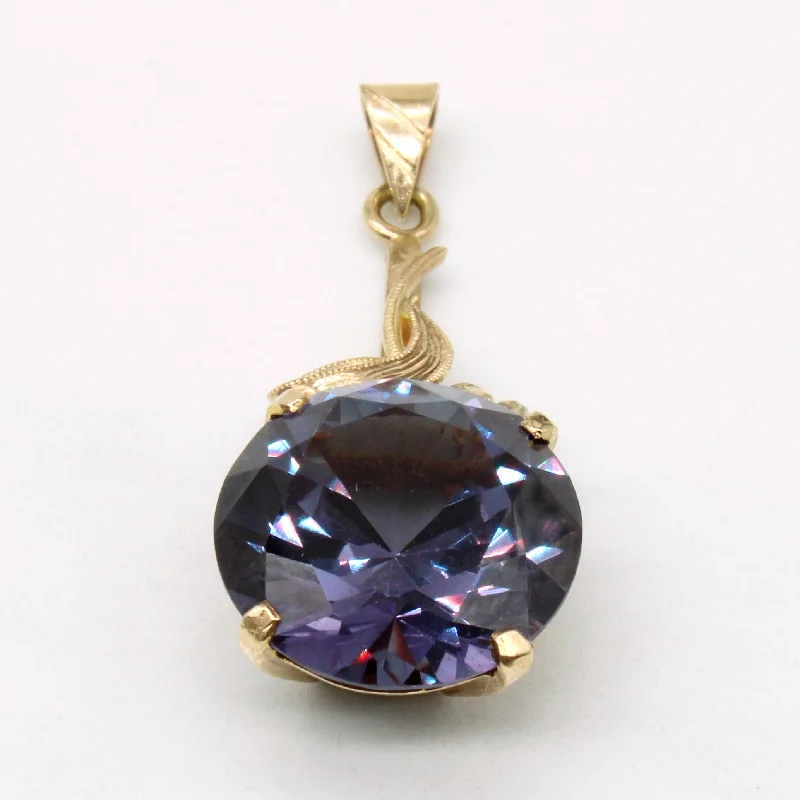 custom engraved infinity necklace Synthetic Colour Change Sapphire Pendant | 11.00ct | custom engraved infinity necklace Synthetic Colour Change Sapphire Pendant | 11.00ct |
