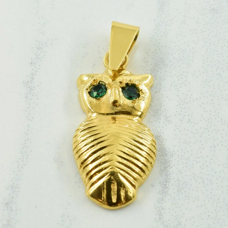 Owl Pendant | 0.08ctw |