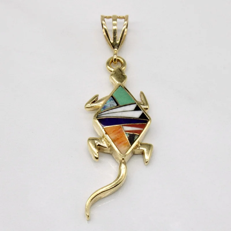 silver lotus flower earrings 'Yazzie Navajo' Multi Stone Inlay Pendant | 2.00ctw | silver lotus flower earrings 'Yazzie Navajo' Multi Stone Inlay Pendant | 2.00ctw |