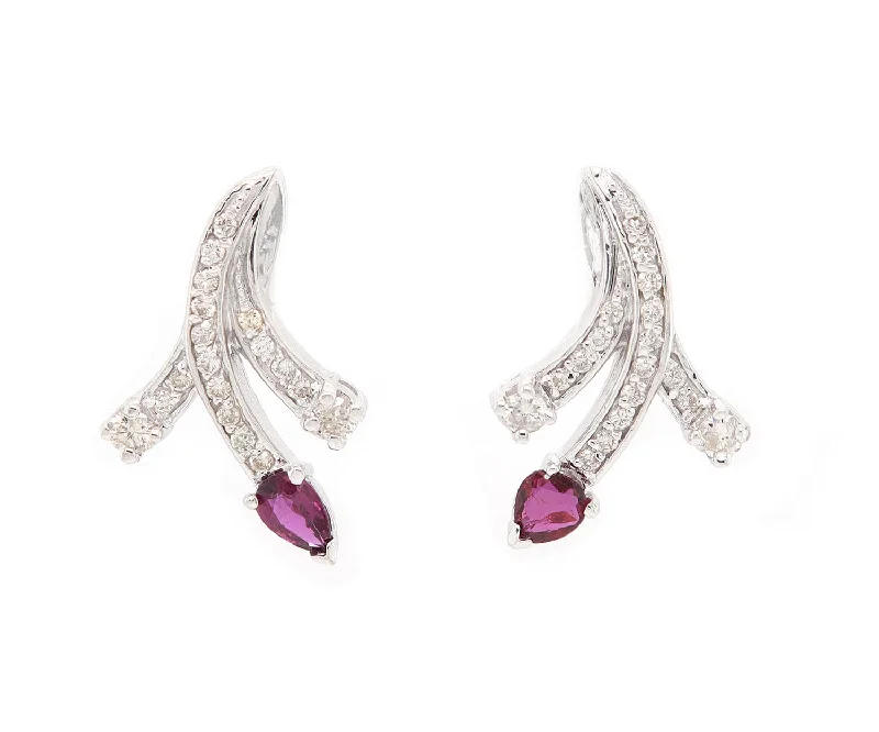 custom silver charm bracelet 0.35ctw Pear Cut Spinel and 0.50ctw Diamond Spray Earrings in 14K custom silver charm bracelet 0.35ctw Pear Cut Spinel and 0.50ctw Diamond Spray Earrings in 14K
