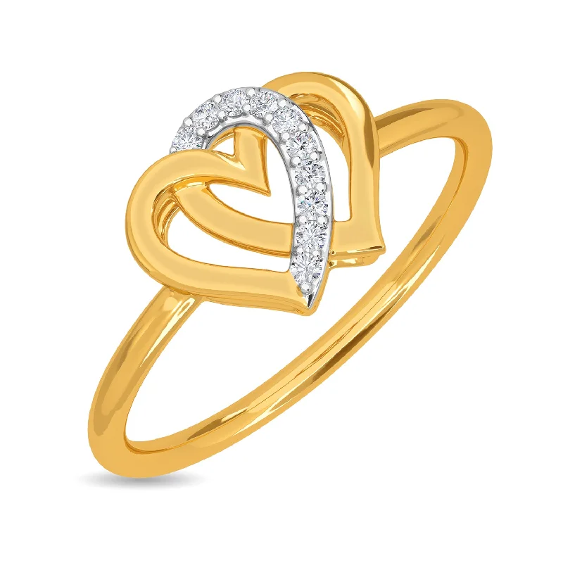 elegant pearl bridal set Ahuti Heart Ring