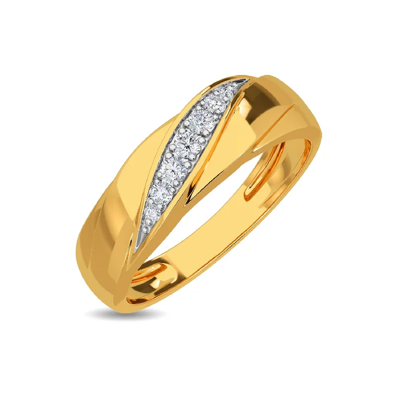 personalized couples necklace gold Aidene Ring For Men