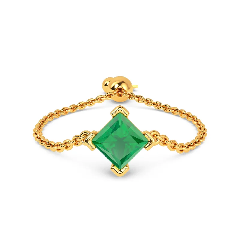 adjustable braided rope ring Annalise Ring