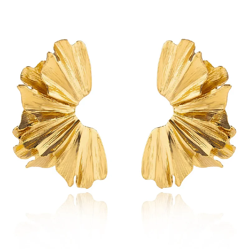 personalized engraved signet ring Arabella Statement Earring