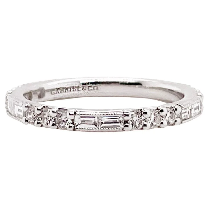 Baguette Diamond Stackable Ring