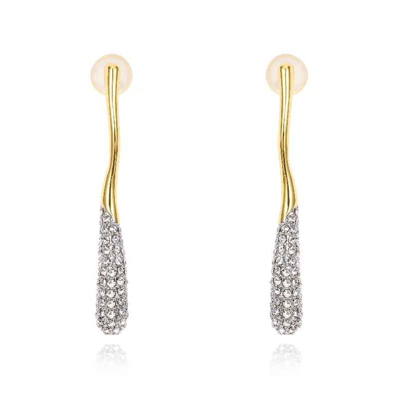 oval blue sapphire ring Betty CZ Drop Earring