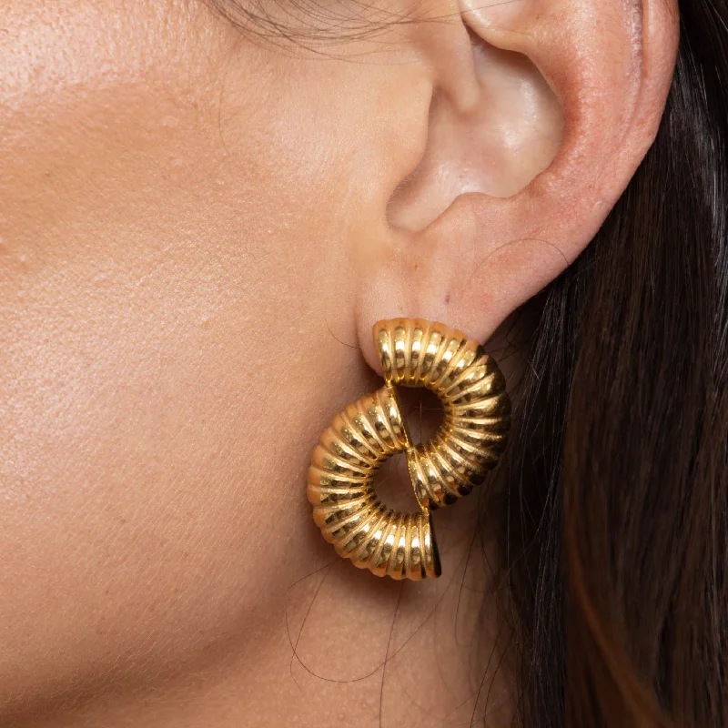opal cluster ring unique Brooklyn Statement Earring