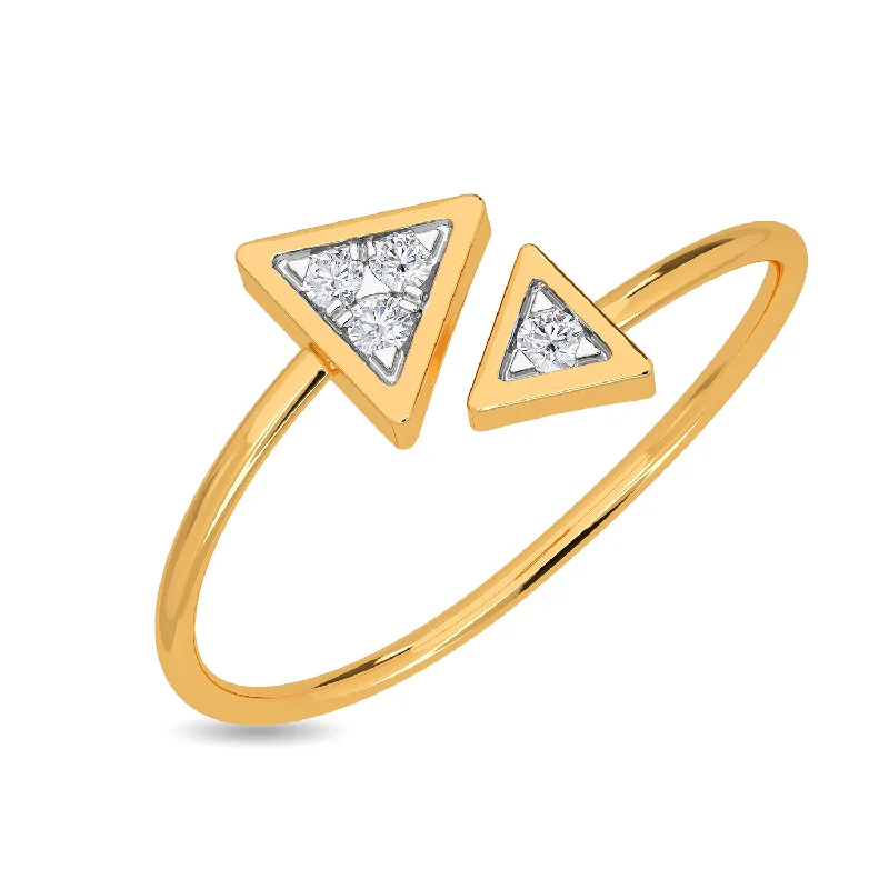 heart-shaped promise ring sterling silver Cadeau Ring